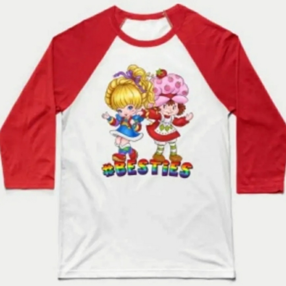 Rainbow Brite Strawberry Shortcake Besties Tshirt